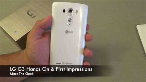 Lg G Hands On First Impressions T Mobile Youtube