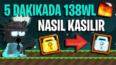 5 DKDA 138WL NASIL KASILIR farm yok çok kolay Growtopia Türkçe