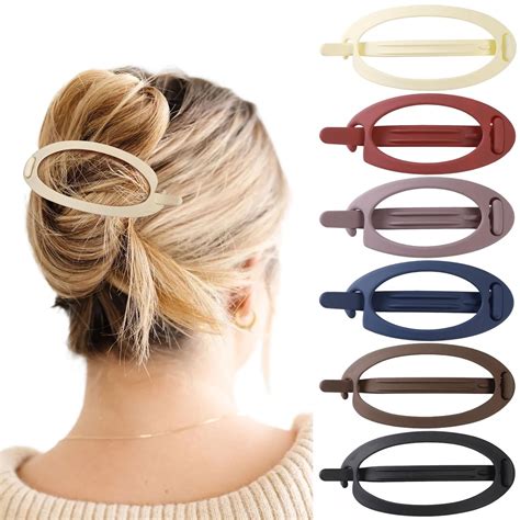 Amazon French Concord Hair Clips Claw Pcs Side Slid Flat Hair