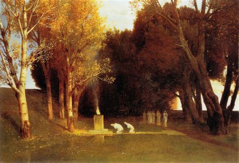 The Sacred Grove Der Heiliger Hain 1882 by Arnold Böcklin