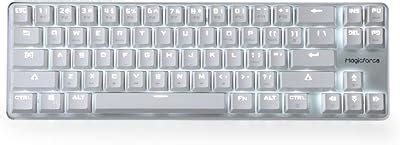 Amazon Huo Ji E Yooso Creamy Mechanical Keyboard Wired Hot Swappable Pre Lubed Linear