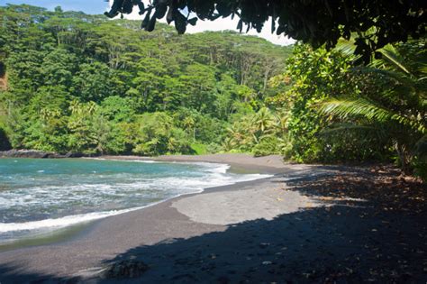 Awesome Black Sand Beach Cream Puff Lifes Sweet Treat Cream Puff