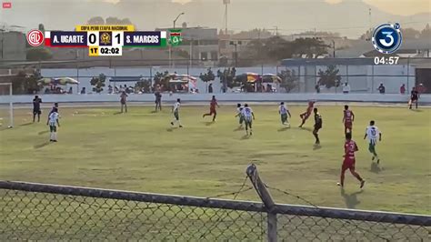 Alfonso Ugarte no levanta cabeza y cayó 1 0 ante FC San Marcos por Copa