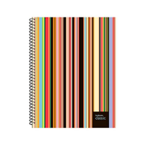 CUADERNO 16X21CM TAPA DURA CON ESPIRAL CLASSIC 120 HOJAS CUADRICULADAS