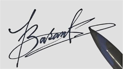 Stylish Simple Signature B How To Draw Signature Like A