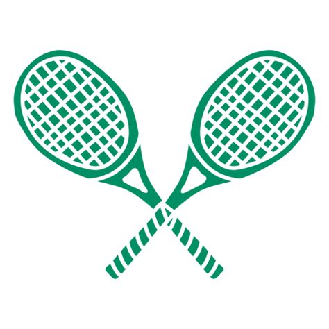 Tennis Racquets Cut Out Doodle PNG SVG Design For T Shirts