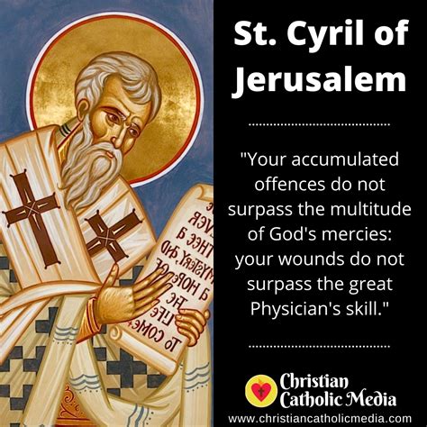 St. Cyril of Jerusalem – Christian Catholic Media