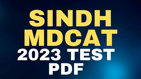 Sindh Mdcat Test Pdf Wisegot