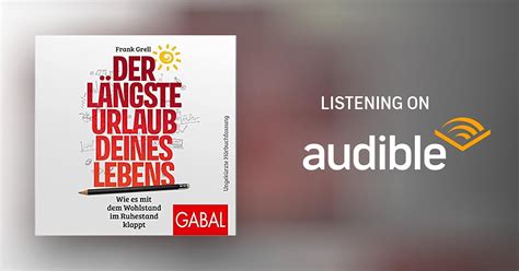 Der längste Urlaub deines Lebens by Frank Grell Audiobook Audible co uk