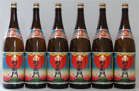 Jp 赤利右衛門 25度 18l×6本セット 芋焼酎 指宿酒造 食品・飲料・お酒