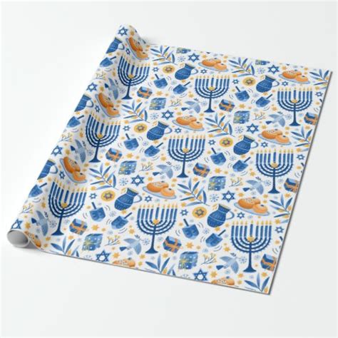 Hanukkah Wrapping Paper | Zazzle - 100% Satisfaction Guaranteed!