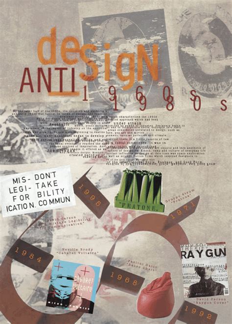 Anti Design Movement Poster Kristin Collins Advertising And Design