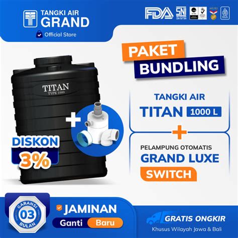 Promo Tangki Toren Tandon Air Titan Blow L Tidak Berbau