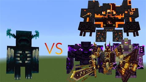 Warden Vs L Ender Cataclysm Bosses Minecraft Mob Battle YouTube