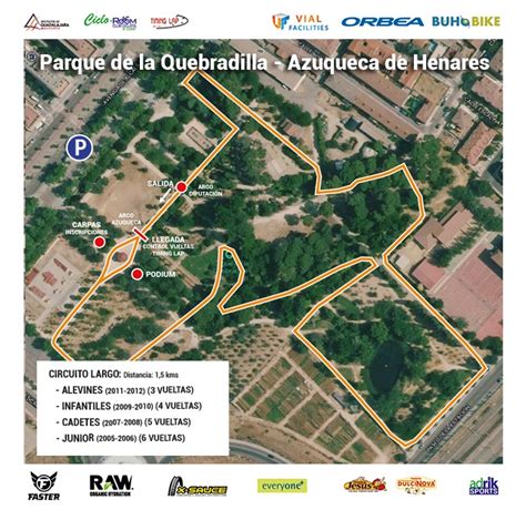 Circuitos Circuito Mtb Infantil Diputaci N De Guadalajara Azuqueca