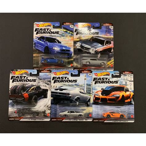 Hot Wheels Fast Furious Fast Superstars Premium Card Skyline GTR