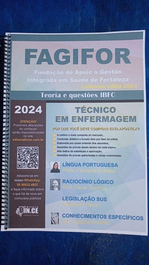 Apostila Impressa Concurso Fagifor Ce Nutricionista