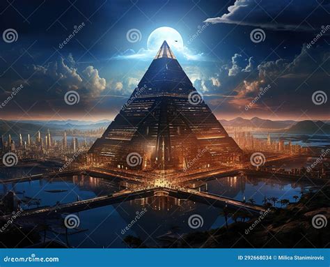 Pyramid City Of Tomorrow A Futuristic Metropolis Beyond Imagination