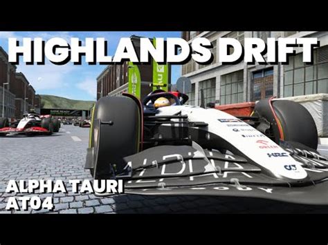 Assetto Corsa F Alpha Tauri At Highlands Drift Laps