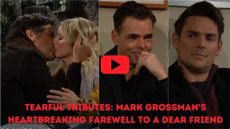 New Shocking News Tearful Tributes Mark Grossman S Heartbreaking