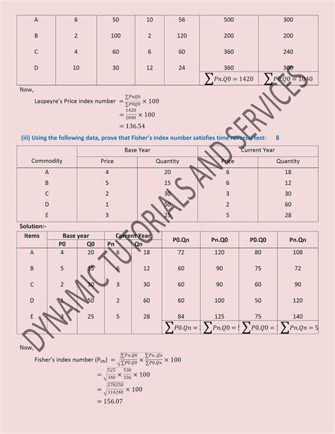 Business Statistics Solved Question Papers Nov