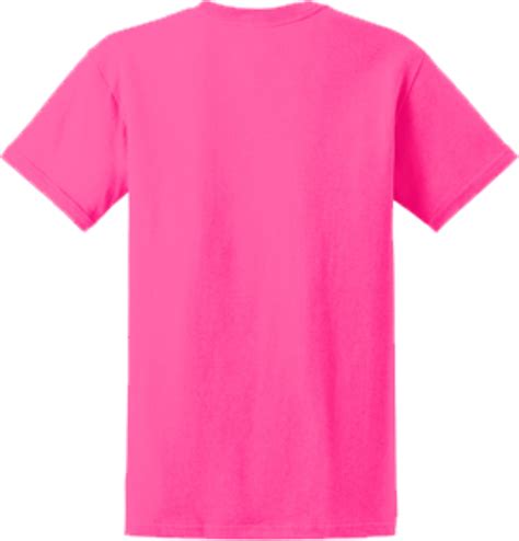 Safety Pink T Shirt Short Sleeve Safety Pink Custom T Shirt