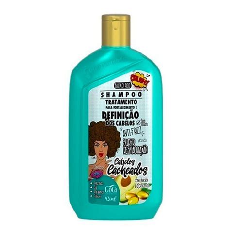 Shampoo Gota Dourada Cabelos Cacheados 430ml Shopee Brasil