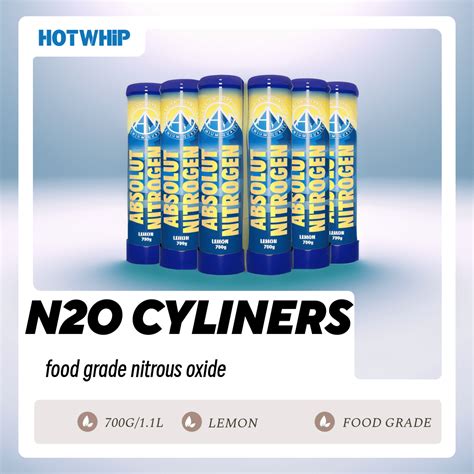 Hotwhip Whipped Cream Chargers Lemon Flavor Nitrous Oxide Tank Whipped