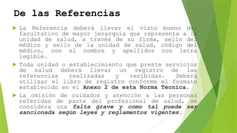 Sistema De Referencia Y Contrareferencia Segun Normativa Pptx