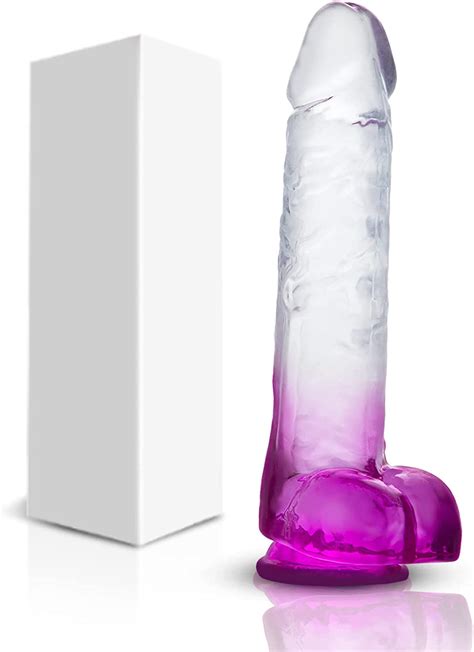 Amazon Inch Realistic Dildo Body Safe Material Lifelike Huge Penis With Strong Suction