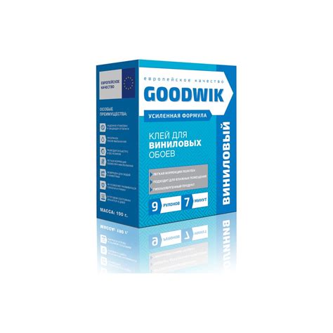 Клей для виниловых обоев Goodwik 190 гр В 9 - выгодная цена, отзывы ...