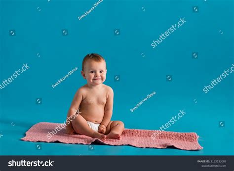 Naked Baby Sits Smiles Dressed Panties Stock Photo Shutterstock