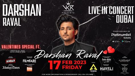 Darshan Raval in Dubai Tickets, 2023 Live Concert - Platinumlist.net