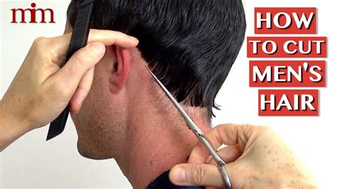 How To Cut Men S Hair With Scissors At Home For Beginners At David