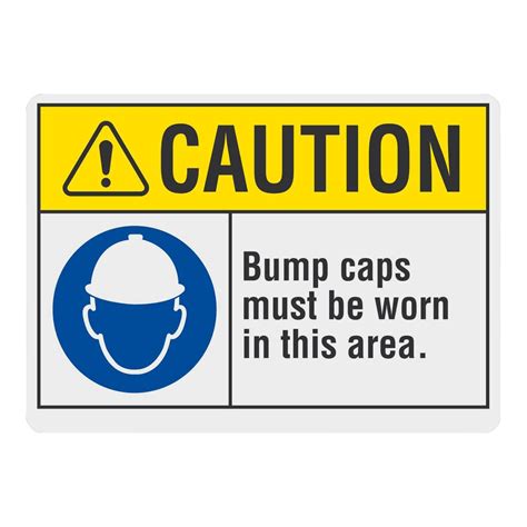 Lavex X Engineer Grade Reflective Aluminum Caution Bump Caps