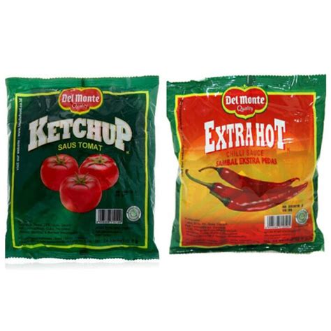 Jual SAUS DELMONTE SACHET X Gr EXTRA HOT TOMAT DEL MONTE SAOS Kemas Exstra Hot Kota
