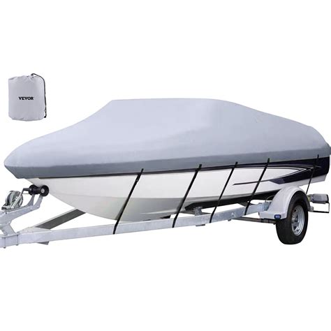 VEVOR Waterproof Boat Cover, 17'-19' Trailerable Boat Cover, Beam Width ...