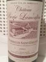 Château Borie Lamouline Puisseguin Saint Émilion Vivino US