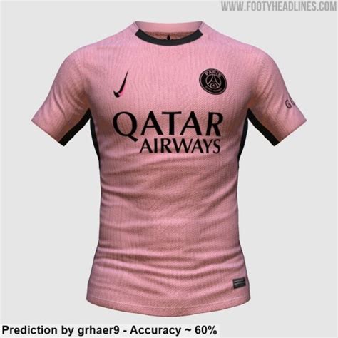 Le maillot third 2024 2025 du PSG le voici le voilà en rose