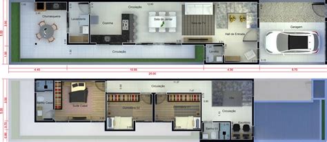 Planta De Sobrado Metros De Frente Projetos De Casas Modelos