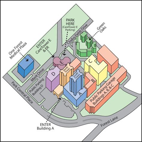 Map Of Medical City Dallas Fredi Jo Anne