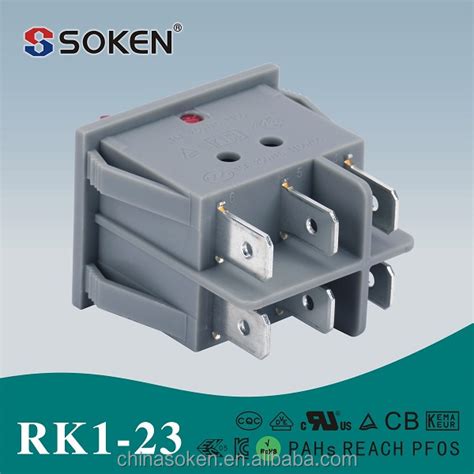 Soken 16a 250vac t100 55 kema keur rocker switch Interrupteurs à