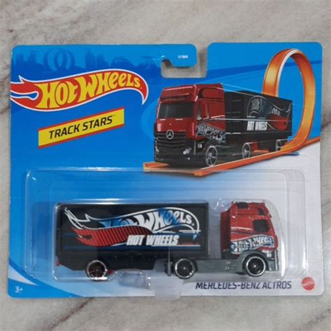 Hot Wheels Mercedes Benz Actros Track Stars Shopee Malaysia