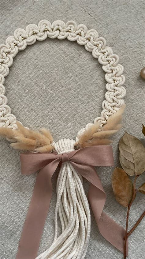 Diy Easy Macrame Wreath Tutorial Macrame Christmas Decor Step By