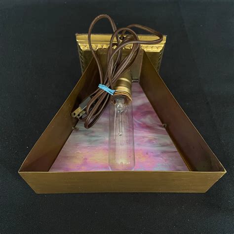 RARE Antique Art Deco Table Lamp Nude Flapper Girl Brass Colour Etsy