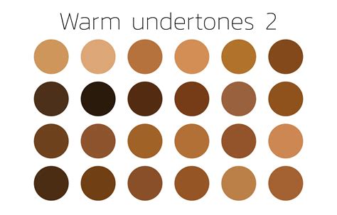 Color Palette, Swatches,Warm Undertones2 Graphic by Rujstock · Creative ...