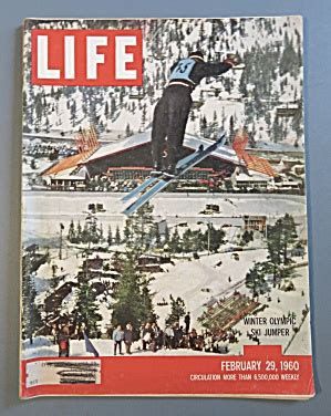 Life Magazine February 29 1960 Olympic Ski Jumper Life Magazine At A