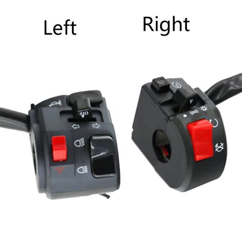 Motorcycle Handlebar Horn Button Turn Signal Fog Light Controller