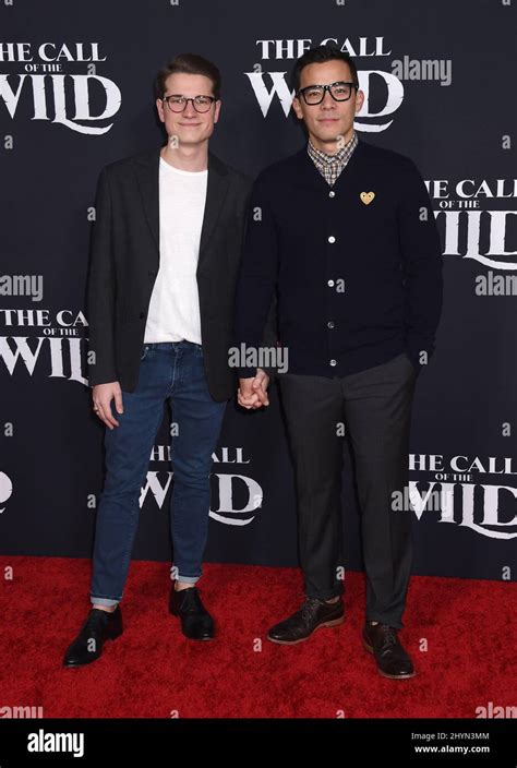 Josh Cockream And Conrad Ricamora Attending The Premiere Of The Call Of