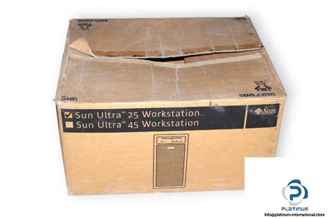 Sun Ultra Workstation Platinum International